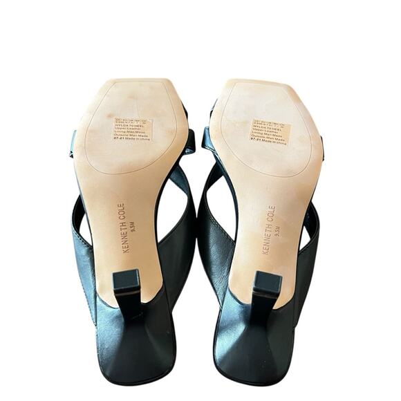 Kenneth Cole New York  Hylda 70  Leather Criss Cross Straps Mule Heel NEW 9.5 - Picture 7 of 9